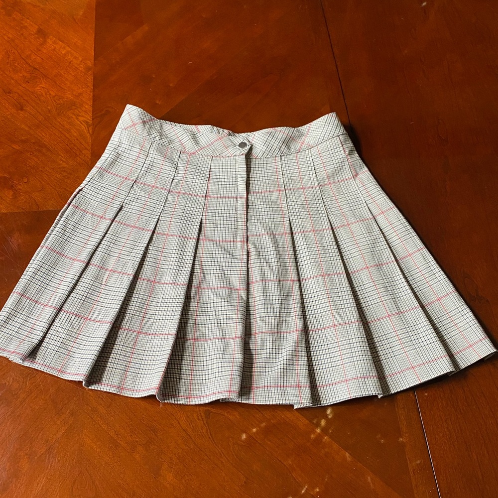 Plaid Mini Skirt
